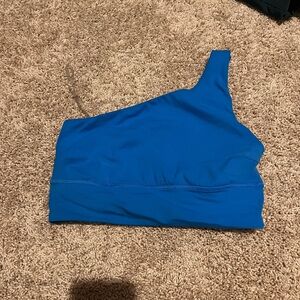 Lululemon Blue One-Shoulder Top